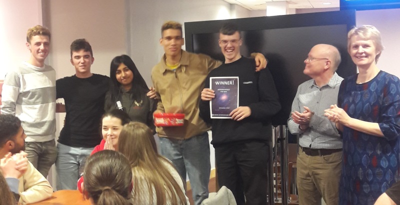 Winning team during pub quiz
