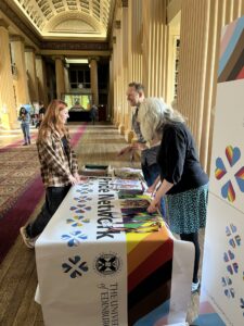 Telling people about Bi+ Visibility Day and the intersectional inclusion work going on at UoE by the Staff Pride Network today & tomorrow at @DODEdinburgh at the Playfair Library. Thanks to Rachel, Regina, Julie, Michelle and Jonathan for hosting. #BiVisibilityDay #DoorsOpenDay
