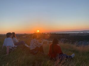 Sunset at Arthur's Seat