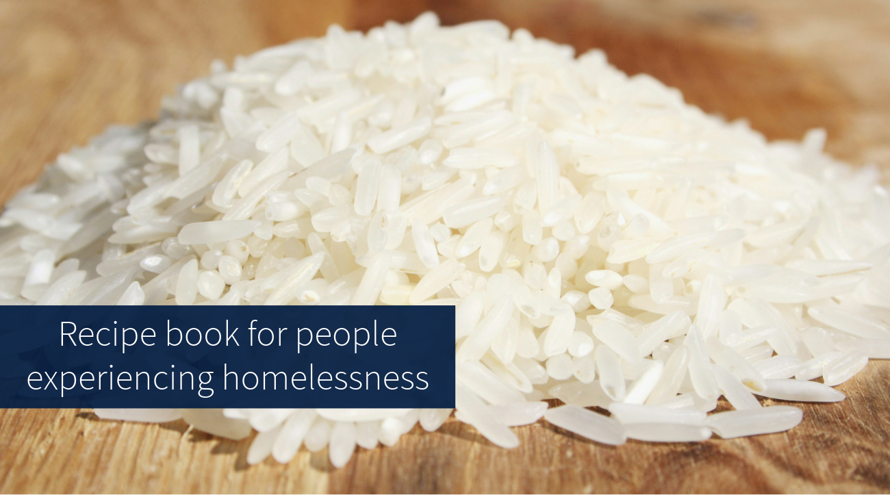Recipe book for people experiencing homelessness